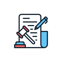 Copyright icon in vector. Illustration