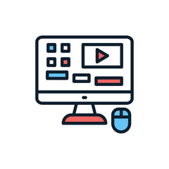Video Production icon in vector. Illustration