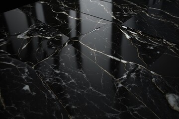 luxury black marble texture. Panoramic marble texture design for banner, invitation, wallpaper, headers, website, print ad, package design template