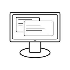 Monitor Display Icon