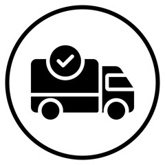 delivery glyph icon