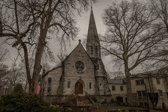 Church On Washington And Lee College Campus In Lexington, VA