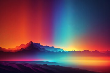 Bright gradient made with Generative AI