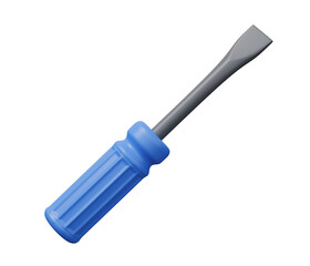 screwdriver flathead 3d icon