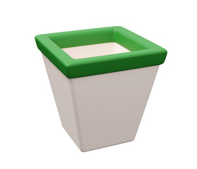 recycling bin 3d icon