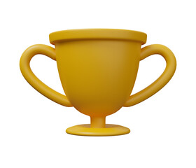 trophy cup 3d icon