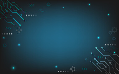 Technology abstract background,artificial intelligence backgrounds,hitech,digital illustration
