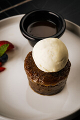 cake with chocolate