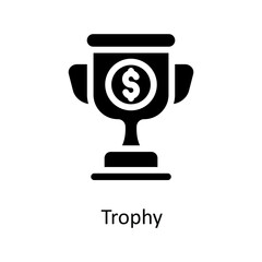 Trophy Vector  Solid Icons. Simple stock illustration stock