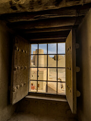Window view. Bahla Fort, Oman.