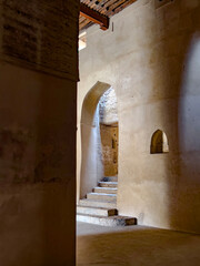 Old Bahla Fort, Oman. Interior.