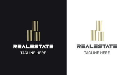 Realestate logo design for company and business 