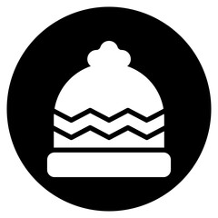 beanie glyph icon
