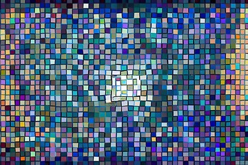 Mosaic pattern, pieces of small multicolor (Ai generated)