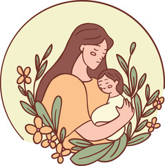 Mother Day Illustration