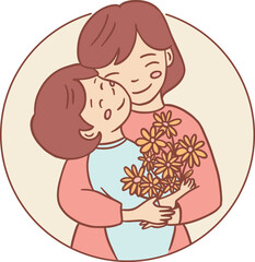 Mother Day Illustration