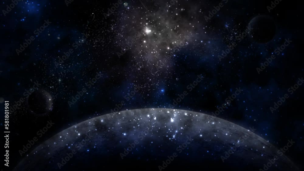 Canvas Prints abstract space galaxy with stars and constellations futuristic with glow effect, abstract background