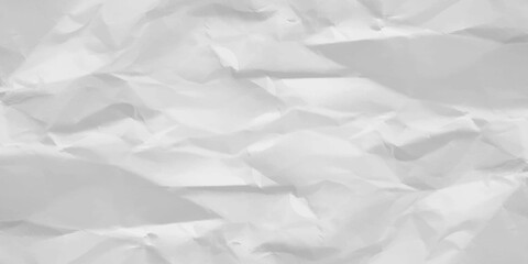 Obraz premium White creased crumpled paper sheet texture can be use as background. Ragged White Paper, white waxed packing paper texture. 