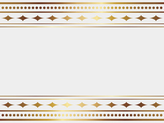 高級感のあるキラキラ背景　横位置　ホワイト＆ゴールド