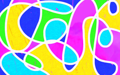 Colorful Art - Abstract Background
