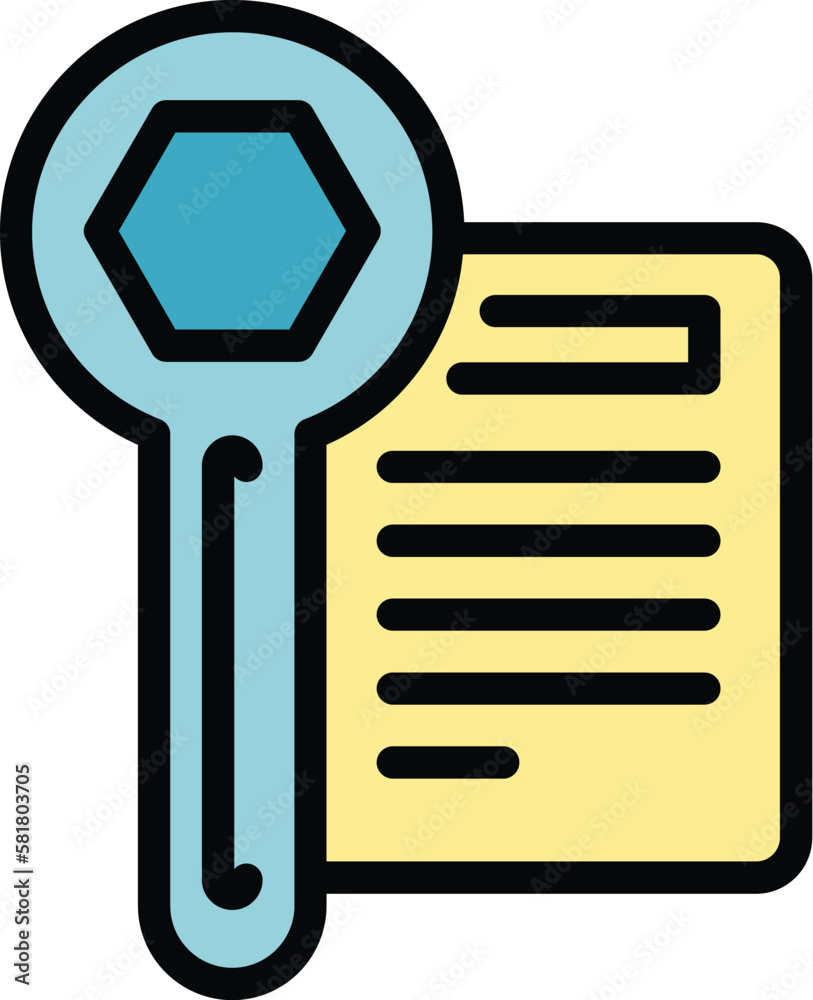 Poster technical guide icon. outline technical guide vector icon for web design isolated on white backgroun