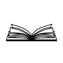 book illustration, book icon with an elegant concept, suitable for simple designs