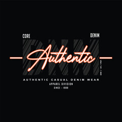 authentic denim streetwear t-shirt and apparel
