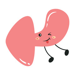 Arrows Cartoon with funny emotions vector cartoon characters Illustration isolated on a white background.