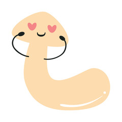 Arrows Cartoon with funny emotions vector cartoon characters Illustration isolated on a white background.