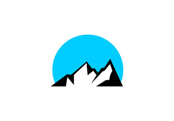 Mountain Logo, Mountain Logo Image design template	