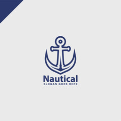 nautical sailor logo,navy marine logo simple design