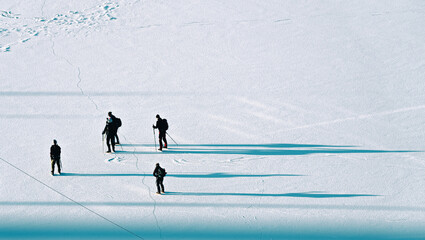 People skating on ice