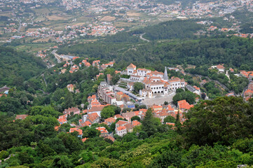 Fototapeta na wymiar old and picturesque city of Sintra