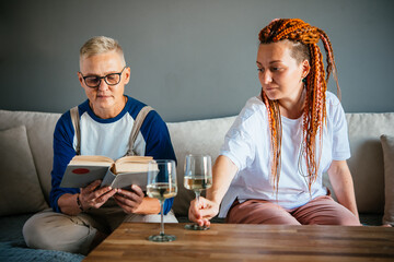 Lesbian Couple. LGBTQ and diversity concept