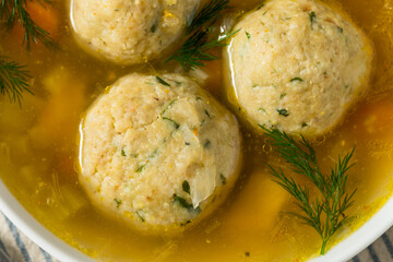 Healthy Jewish Matzo Ball Soup