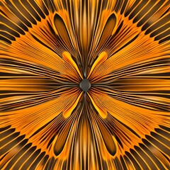 Patterns asa de borboleta laranja e dourado 3