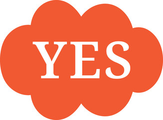 png yes corporate and trend icon isolated.