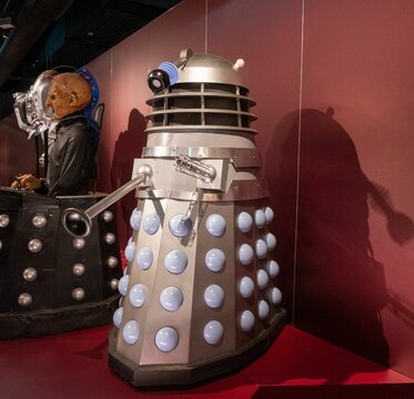 Dalek and Davros from Dr Who. Part of The Wonders of the World exhibition.
