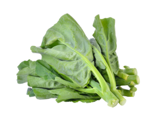 Chinese Brocolli isolated on transparent png