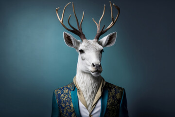 The deer in a business suit: poised for success. Generative AI