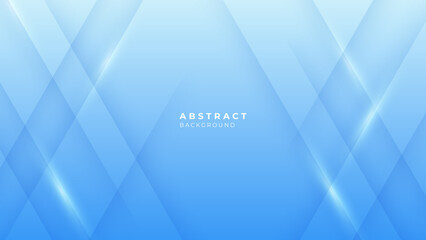 Abstract light blue and white background for business corporate banner backdrop presentation and much more Premium Vector