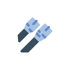 lan cable vector icon. computer component icon flat style. perfect use for logo, presentation, website, and more. simple modern icon design flat style