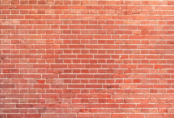 Fototapeta na wymiar Red brick wall texture background,brick wall texture for for interior or exterior design backdrop,vintage tone.