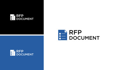 document agreement logo design.proposal management vector template