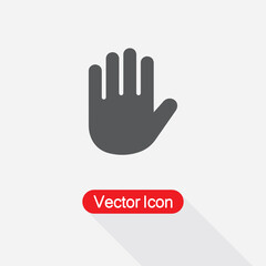 Palm Of Hand, Palm, Hand Icon Vector Illustration Eps10