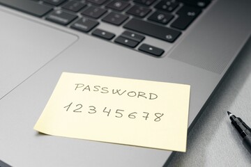 Weak password concept