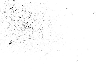 Grunge dots and points texture background. Abstract grainy overlay. PNG graphic illustration with transparent background.