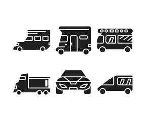 Fototapeta na wymiar car and transportation icons set vector illustration