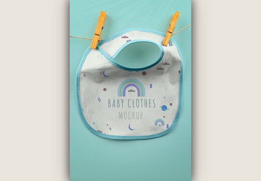 Baby Bib Mockup