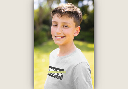 Outdoor Child's TShirt Mockup
